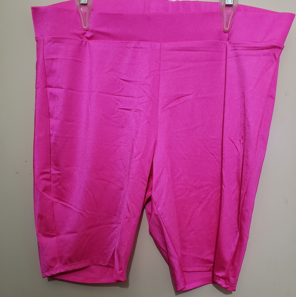 SOLD! Torrid Liquid Hot Pink Shorts Size 3